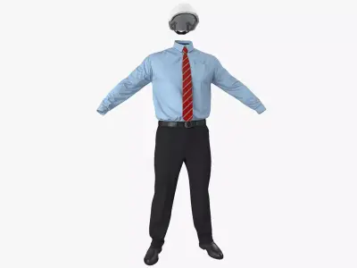 Construction Engineer Uniform  3D model