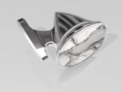 Vintage Racing mirror for scale autos 1 24 scale  3D print model