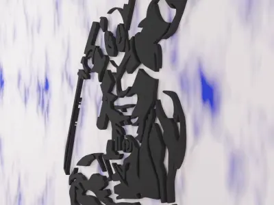 DEADPOOL WALL ART- 3D WALL ART  Free 3D model