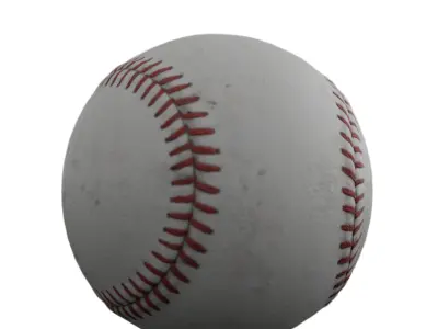 Baseball Low-poly 3D model