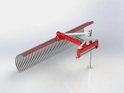 WG 1016 - Landscape rakes 100 - 250 3D model