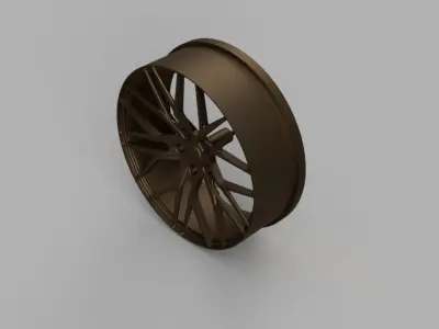 J38 Japan racing 1 to 24th scale modeling custom rim 3D print model