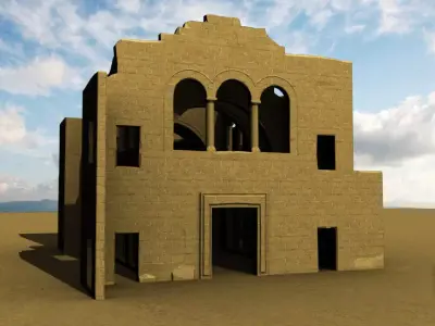 Alahan Monastery 3D model