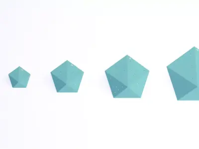 Rock Climbing Boulders - Axis Pentagon 3D model