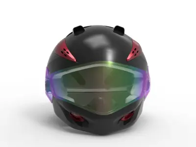 Motorbike Helmet 3D model