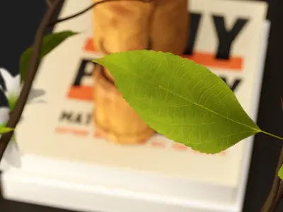 decor set with handcrafted terracotta vases 3D model