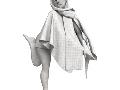 woman style sculpt 3D model