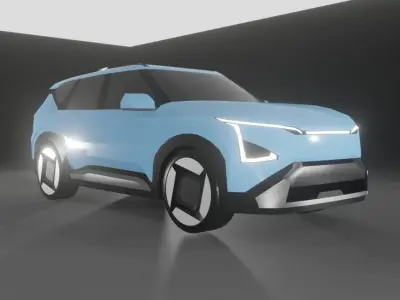 Kia EV5 Low-poly 3D model