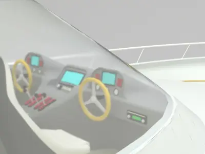 Motoryacht luxury yacht 3D model