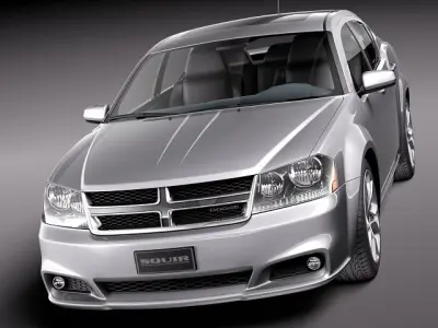 Dodge Avenger RT 2012 3D model