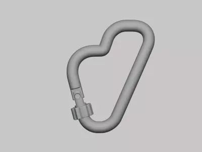 Hook Assembly - Geometry Only No Textures No Materials 3D model