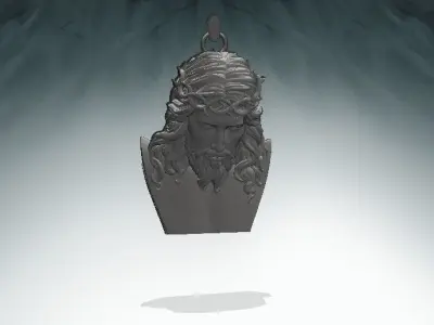 JESUS PENDANT 3D model