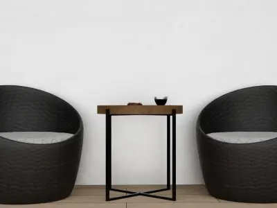 garden furniture 3D model