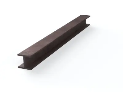 Iron Beam Low-poly 3D model