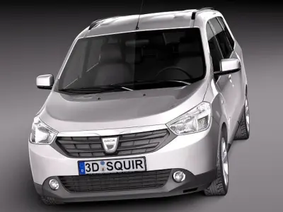 Dacia Lodgy 2012 3D model