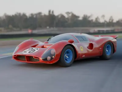 Ferrari 330 p4 3D model buy