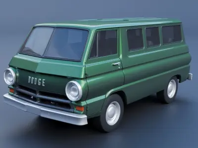 Dodge A100 3D print model