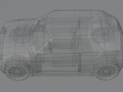 Honda EV urban Low-poly 3D model