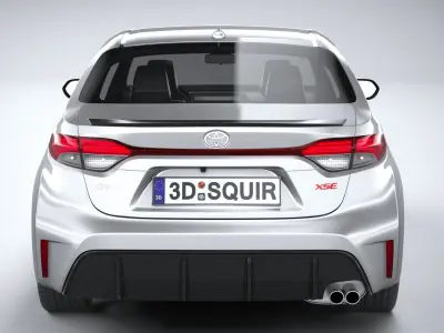 Toyota Corolla Sedan HSE 2023 3D model