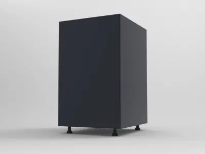 Hoka Storage with Drawer Low-poly 3D model