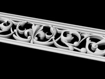carved mirror 3D model get