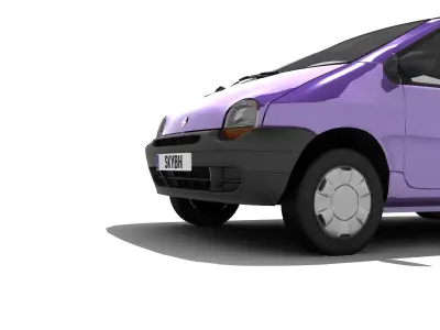 Renault Twingo I Low-poly 3D model