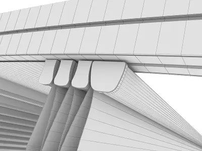 Motorized Pergola 4 3D model