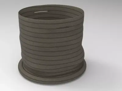 Coti Storage Basket Low-poly 3D model