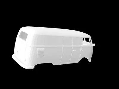 Volkswagen T1 Van 3D print model