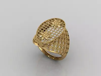 Women Plain Ring Ready STL Models Womens Ring 3d models 3D print model 14