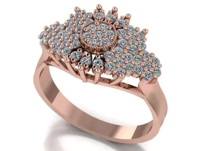 wedding ring 3D print model