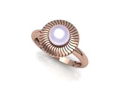 Pearl Ring 3D print model order