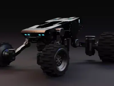 Rover Robot 3D model