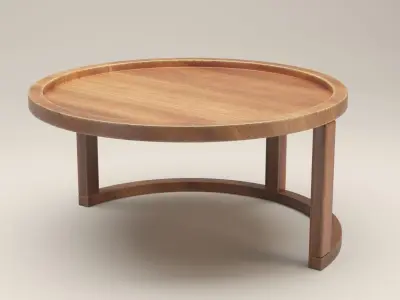 Circle Tea Table 3D model