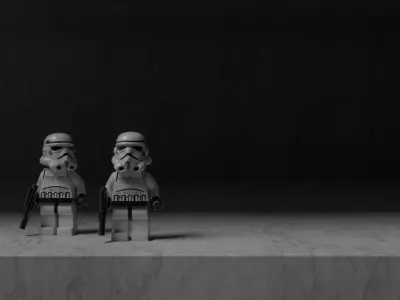 Lego Stormtrooper Free 3D model