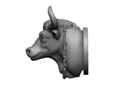 buffalo head 3D print model