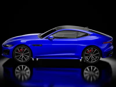 Jaguar F-Type Luxury Sports car 3D model