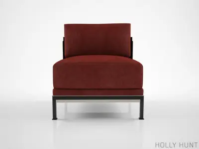 Holly Hunt Tweed Lounge Chair  3D model