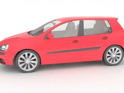 Volkswagen golf mk5 3D model