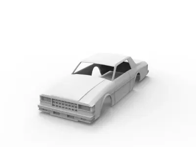 Chevrolet Caprice Classic 1977 Body for 3D Print Model 3D print model
