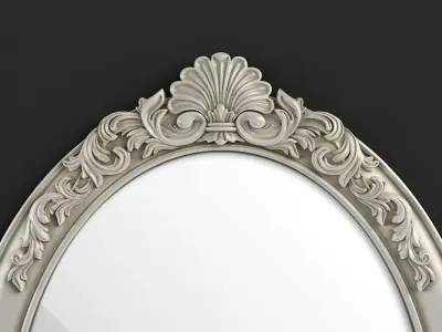 Carved frame  3D model