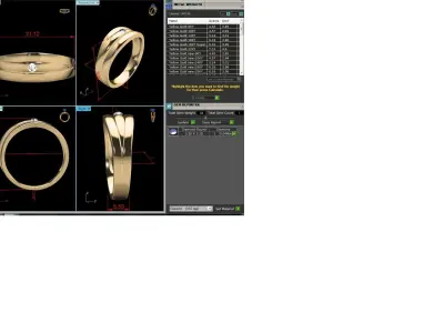 Women ring 3dm Render details 3D print model