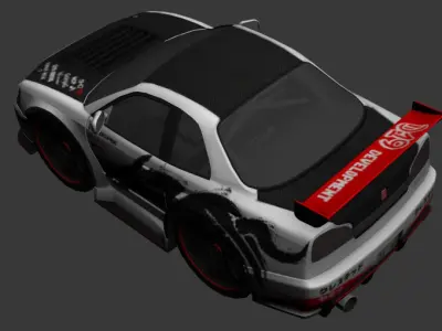 cartoon car vehicle 3d game ready model Low-poly 3D model-013 Low-poly 3D model