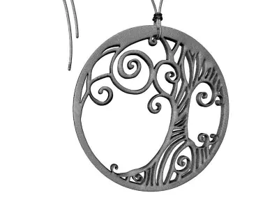 Tree Pendant 003 3D print model