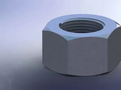 M12 NUT 3D print model