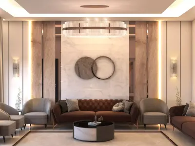 Modern house design 3D model buy