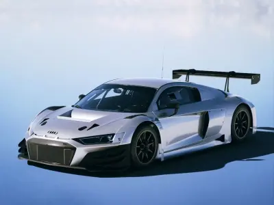 Audi R8 LMS GT3 2019 Low-poly 3D model