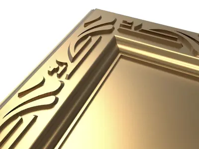 carved frame 3D model 76
