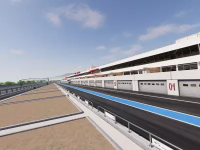 Paul Ricard Track 3D model