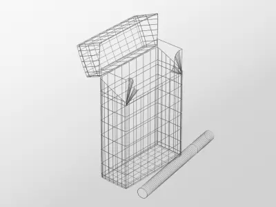 Marlboro Cigarette Box 3D model